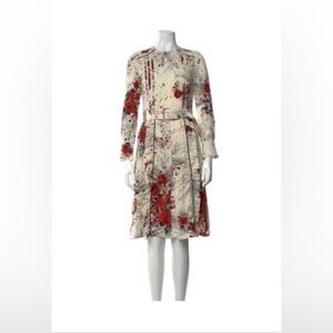 Prada Floral Printed Knee Length Dress